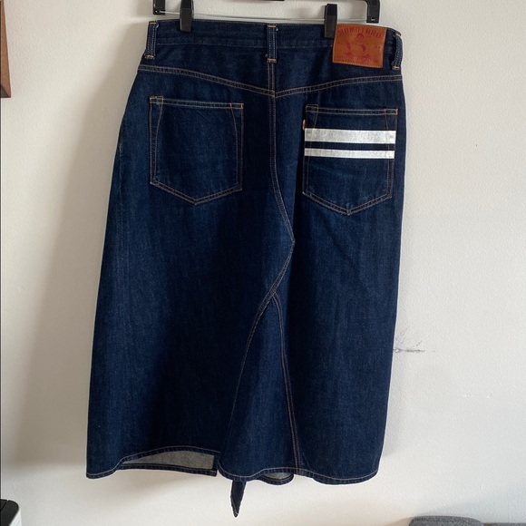 Like new Momotaro Jeans 12oz GTB Selvedge Denim Wrap Skirt. - Picture 10 of 16